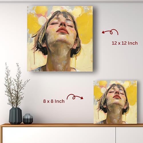 Art to Doors | Elegant Feminine Art | Square | Art Print | Home Decor | Wall Decor | Gifts for Women | Gifts for Men | Gift Items | Wall Art