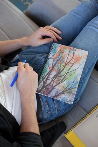 Art to Doors | Sunlight Filtering Through Leaves | Spiral Notebooks | A5 Size Paper | 120 Pages | 70 GSM Paper | Attractive Cover Designs