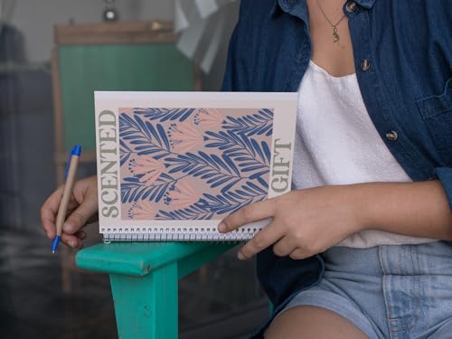 Art to Doors | Scented Gift | Spiral Notebooks | A5 Size Paper | 120 Pages | 70 GSM Paper | Attractive Cover Designs