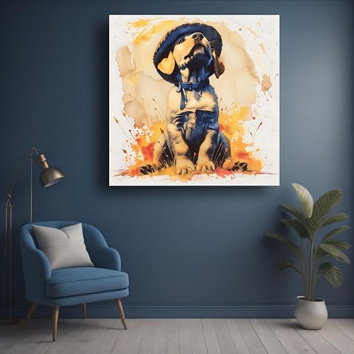 Art to Doors | Luxury Dog Gear Set Art | Square | Art Print | Home Decor | Wall Decor | Gifts for Women | Gifts for Men | Gift Items | Wall Art