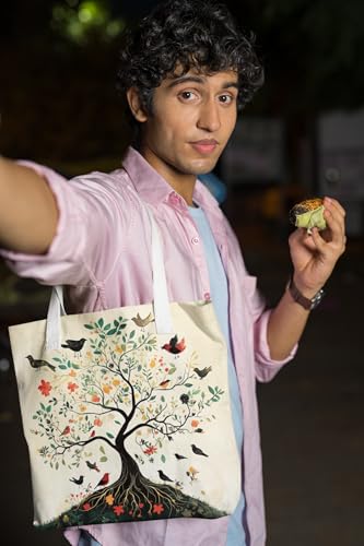 Art to Doors | A Garden of Life | Tote Bags | Shopping Bag For Grocery | Aesthetic Carry Bag | Tote Bag for Shopping, Travel, office & beach bags for women