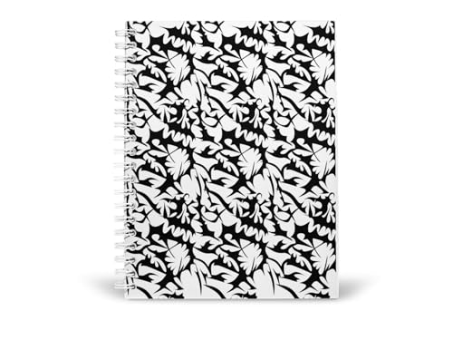 Art to Doors | Inverted Flora | Spiral Notebooks | A5 Size Paper | 120 Pages | 70 GSM Paper | Attractive Cover Designs