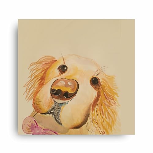 Art to Doors | Big Boops Dont Lie-Dogs | Square | Artist Prerna Ajwani | Home Decor | Wall Art | Gifts for Women | Gifts for Men | Canvas Frame
