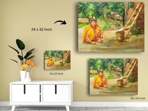 Art to Doors| Simplicity | Artist Shruti Sood | Rectangle | Art Print | Home Decor | Wall Decor | Gift Items | Canvas Frame