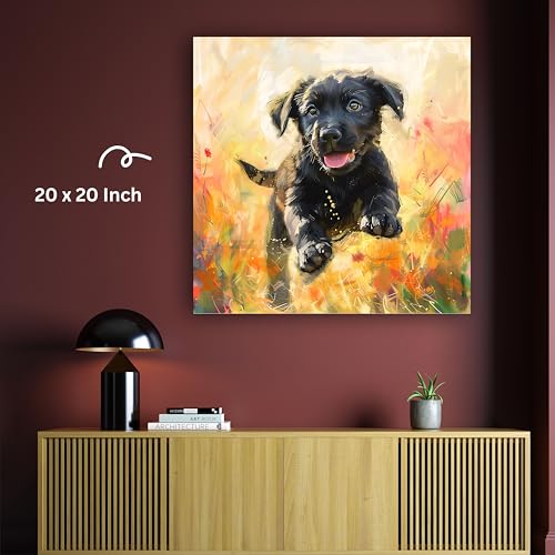 Art to Doors | Cozy Dog Bed Essentials Art | Square | Art Print | Home Decor | Wall Decor | Gifts for Women | Gifts for Men | Gift Items | Wall Art