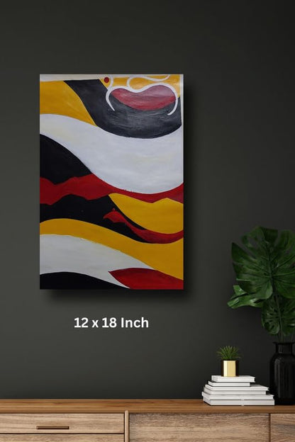 Art to Doors | Flames | Artist Ajay Pratap Singh Rathore | Rectangle | Art Print | Home Decor | Wall Decor | Gift Items | Canvas Frame