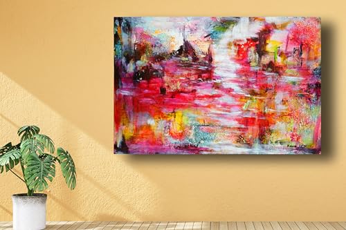 Art to Doors | Abstract Landscape | Artist K Kaur | Horizontal | Art Prints | Home Decor | Gift Items | Wall Art | Canvas Frame