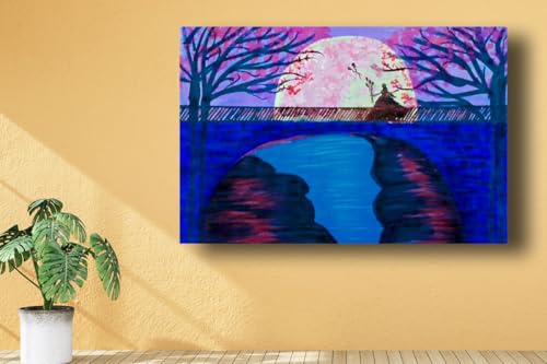 Art to Doors | Whisper In The Mist | Artist Jagriti Singh | Vertical | Art Prints | Home Decor | Wall Art | Gift Items | Canvas Frame