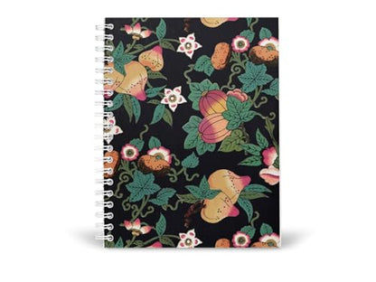 Art to Doors | Decorative Fruit and Flower | Spiral Notebooks | A5 Size Paper | 120 Pages | 70 GSM Paper | Attractive Cover Designs