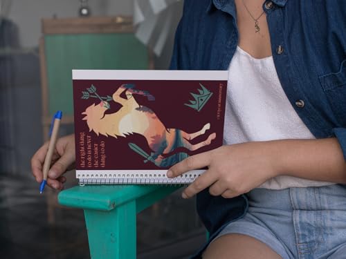 Art to Doors | The Right Thing | Spiral Notebooks | A5 Size Paper | 120 Pages | 70 GSM Paper | Attractive Cover Designs