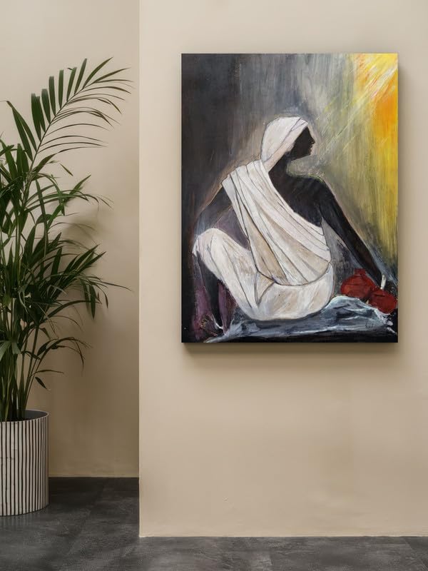 Art to Doors | The Life | Artist Ravindran Krishnan | Rectangle | Art Prints | Home Decor | Wall Art | Gift Items | Canvas Frame