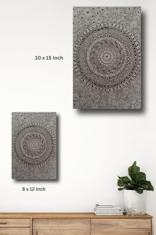 Art to Doors| Illusion | Artist Anjali Shrivastava | Rectangle | Art Print | Home Decor | Wall Decor | Gift Items | Canvas Frame
