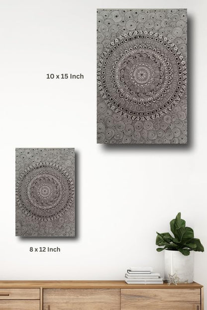 Art to Doors| Illusion | Artist Anjali Shrivastava | Rectangle | Art Print | Home Decor | Wall Decor | Gift Items | Canvas Frame