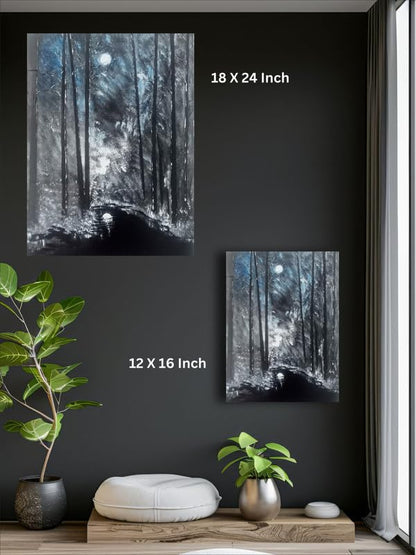 Art to Doors | Nature | Artist Ravindran Krishnan | Rectangle | Art Prints | Home Decor | Wall Art | Gift Items | Canvas Frame