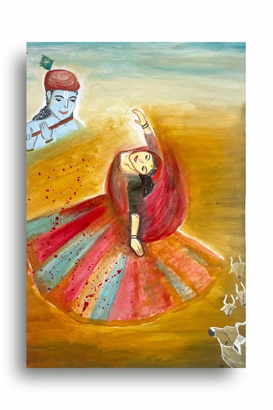 Art to Doors | Leela | Artist Dr Namrata Sharma | Vertical | Art Prints | Home Decor | Wall Decor | Gift Items | Wall Art | Canvas Frame