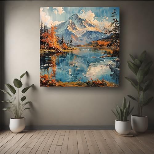 Art to Doors | Arctic Serenity Art | Square | Art Print | Home Decor | Wall Decor | Gifts for Women | Gifts for Men | Gift Items | Wall Art