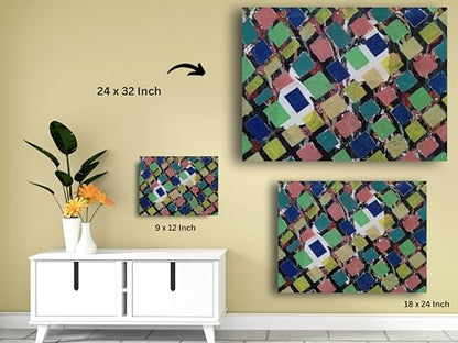 Art to Doors | Layers Abstract Art | Artist Lovina Cano | Horizontal | Art Prints | Home Decor | Gift Items | Wall Art | Canvas Frame
