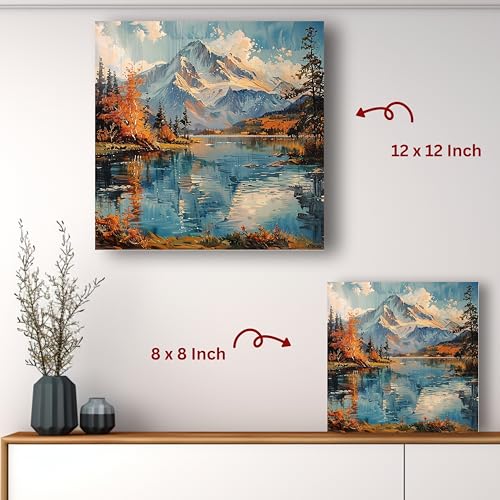 Art to Doors | Arctic Serenity Art | Square | Art Print | Home Decor | Wall Decor | Gifts for Women | Gifts for Men | Gift Items | Wall Art