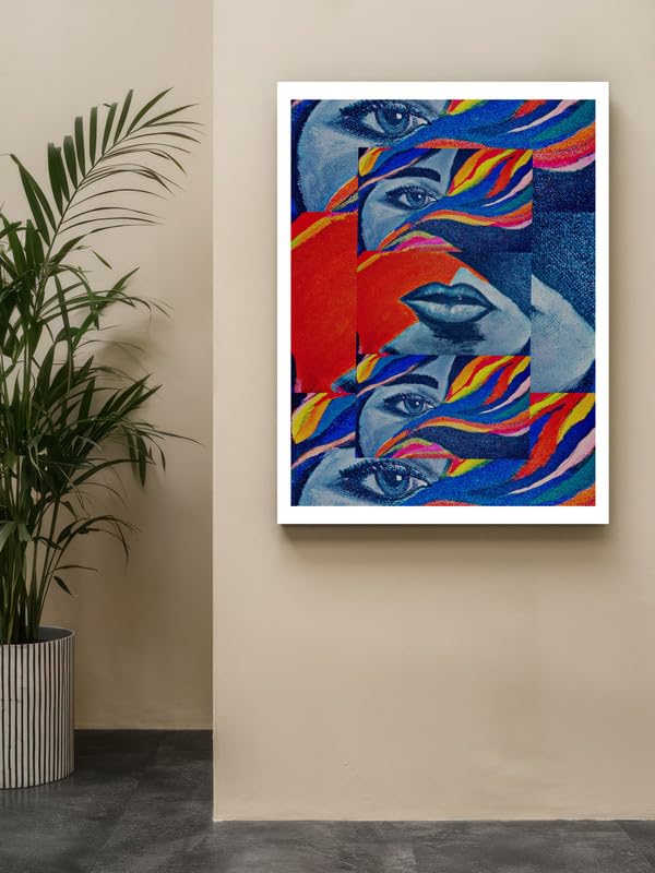 Art to Doors| The Delusional Me | Artist Anamika Mohapatra | Rectangle | Art Print | Home Decor | Wall Decor | Gift Items | Canvas Frame