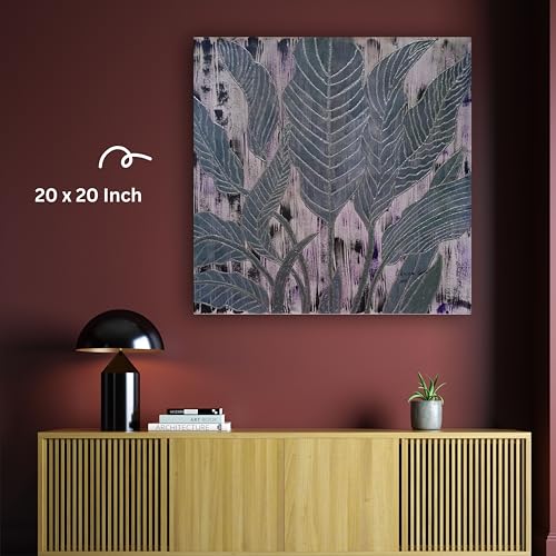 Art to Doors | Leaf Foliage | Square | Artist Lovina Cano | Home Decor | Wall Art | Gifts for Women | Gifts for Men | Canvas Frame