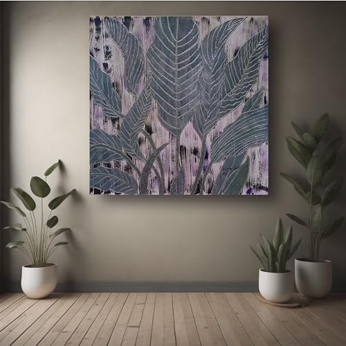 Art to Doors | Leaf Foliage | Square | Artist Lovina Cano | Home Decor | Wall Art | Gifts for Women | Gifts for Men | Canvas Frame