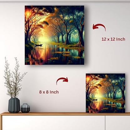 Art to Doors | Whispers of the Forest | Square | Art Print | Home Decor | Wall Decor | Gifts for Women | Gifts for Men | Wall Art |