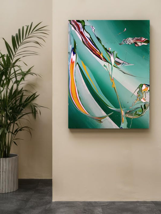 Art to Doors | Marine| Artist Vinod Kumar| Rectangle | Art Prints | Home Decor | Wall Art | Gift Items | Canvas Frame