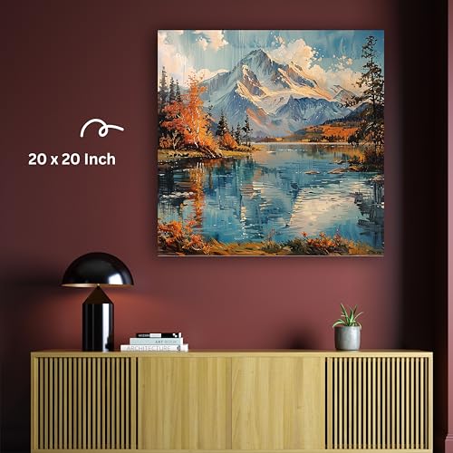 Art to Doors | Arctic Serenity Art | Square | Art Print | Home Decor | Wall Decor | Gifts for Women | Gifts for Men | Gift Items | Wall Art