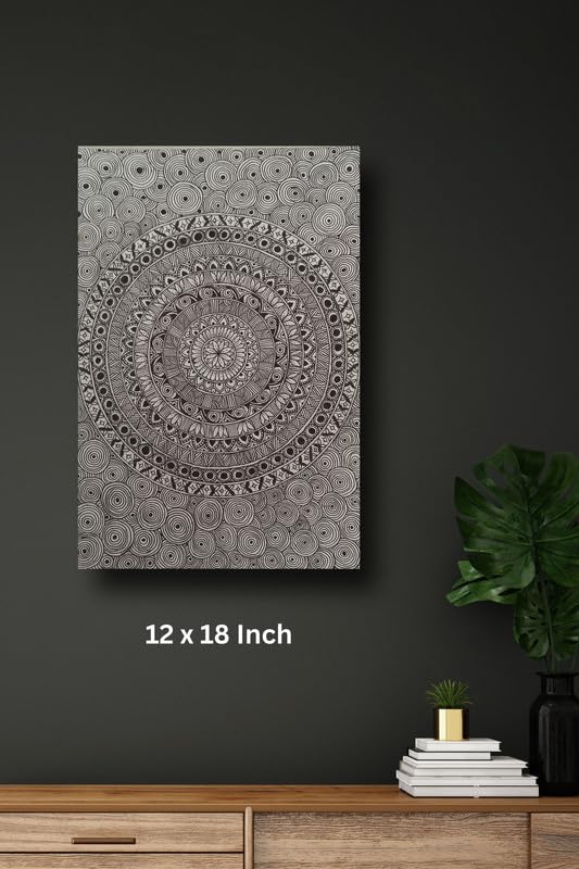Art to Doors| Illusion | Artist Anjali Shrivastava | Rectangle | Art Print | Home Decor | Wall Decor | Gift Items | Canvas Frame