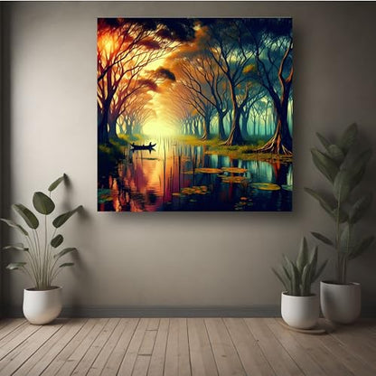 Art to Doors | Whispers of the Forest | Square | Art Print | Home Decor | Wall Decor | Gifts for Women | Gifts for Men | Wall Art |