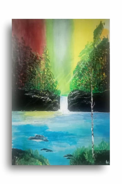 Art to Doors | Scenery | Artist Ravindran Krishnan | Rectangle | Art Prints | Home Decor | Wall Art | Gift Items | Canvas Frame