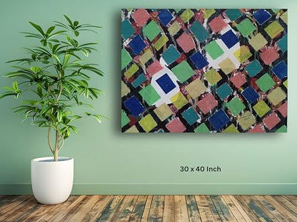 Art to Doors | Layers Abstract Art | Artist Lovina Cano | Horizontal | Art Prints | Home Decor | Gift Items | Wall Art | Canvas Frame