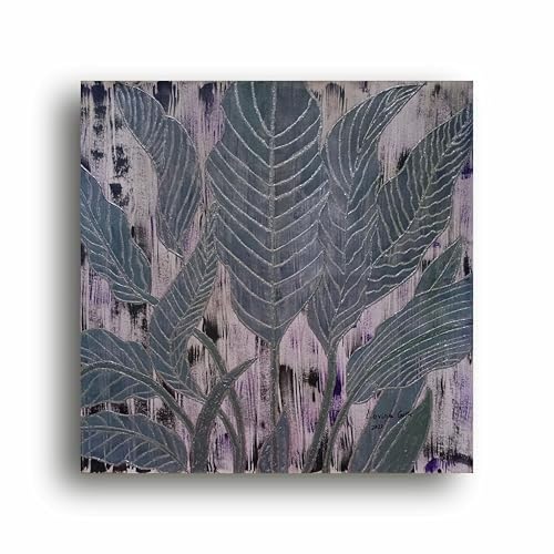 Art to Doors | Leaf Foliage | Square | Artist Lovina Cano | Home Decor | Wall Art | Gifts for Women | Gifts for Men | Canvas Frame