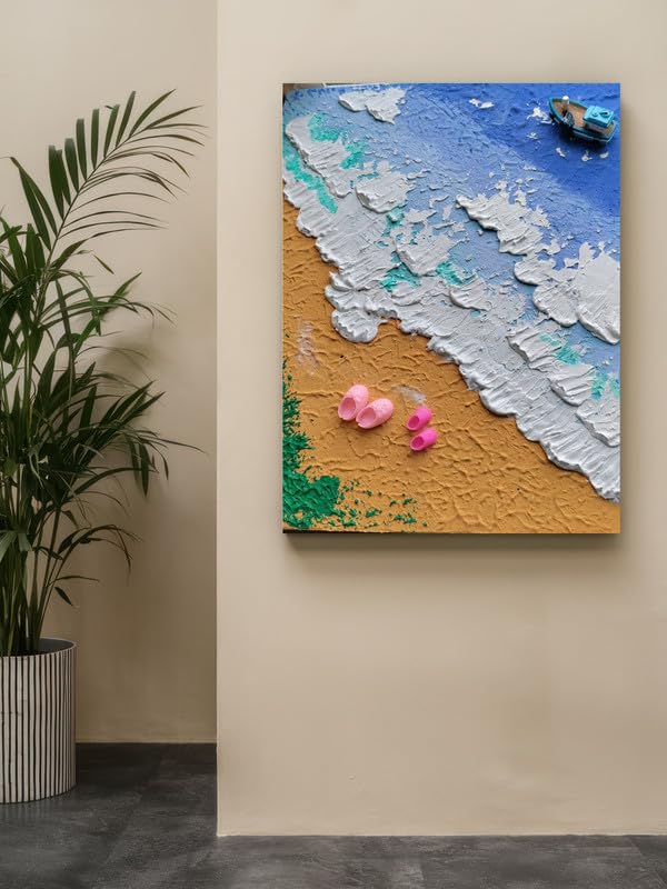 Art to Doors | Feeling In Ocean | Artist Dhanashree Godbole | Rectangle | Home Decor | Wall Art | Gifts for Women | Gifts for Men | Canvas Frame