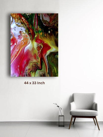 Art to Doors | Melody Of Spring | Artist Vinod Kumar | Rectangle | Art Prints | Home Decor | Wall Art | Gift Items | Canvas Frame