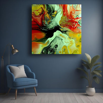 Art to Doors | The Pearl | Artist Vinod Kumar | Rectangle | Art Prints | Home Decor | Wall Art | Gift Items | Canvas Frame