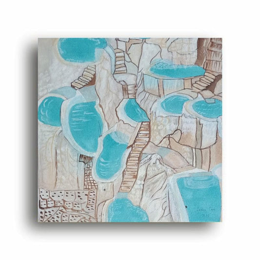 Art to Doors | Mesmerizing Tolantongo | Artist Lovina Cano | Square | Art Print | Home Decor | Wall Decor | Gifts for Women | Gifts for Men | Wall Art
