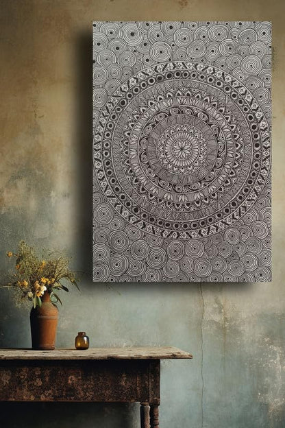 Art to Doors| Illusion | Artist Anjali Shrivastava | Rectangle | Art Print | Home Decor | Wall Decor | Gift Items | Canvas Frame